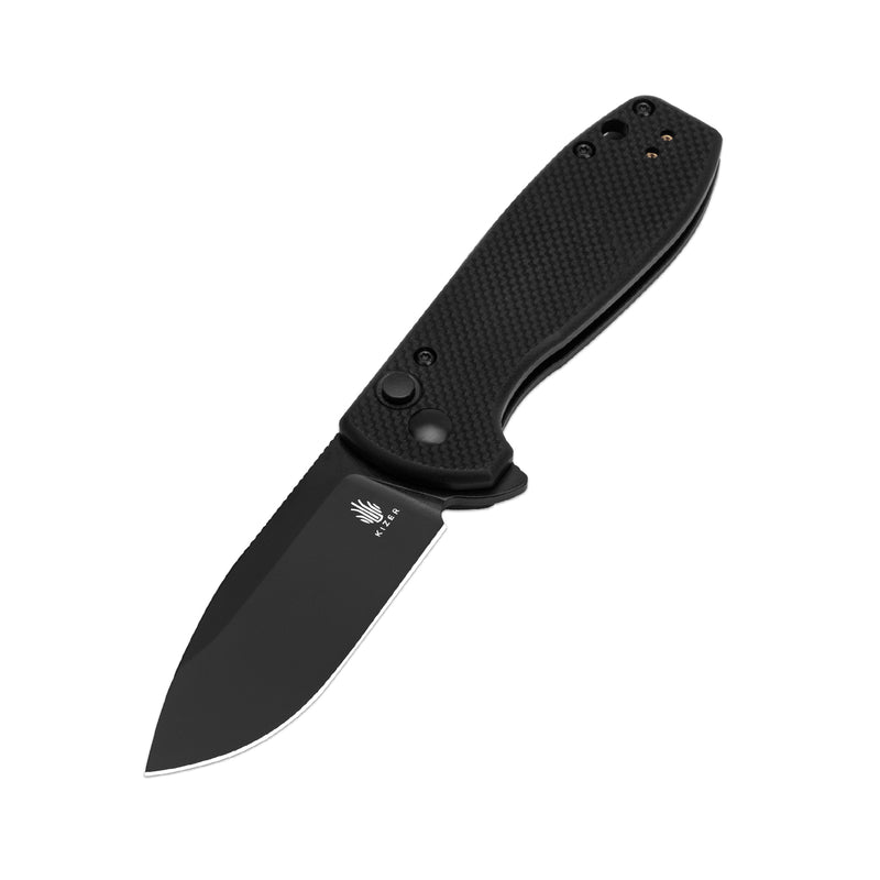 Kizer Amicus Drop Point Blade G10 Handle L3002A1 (2.95" Black)