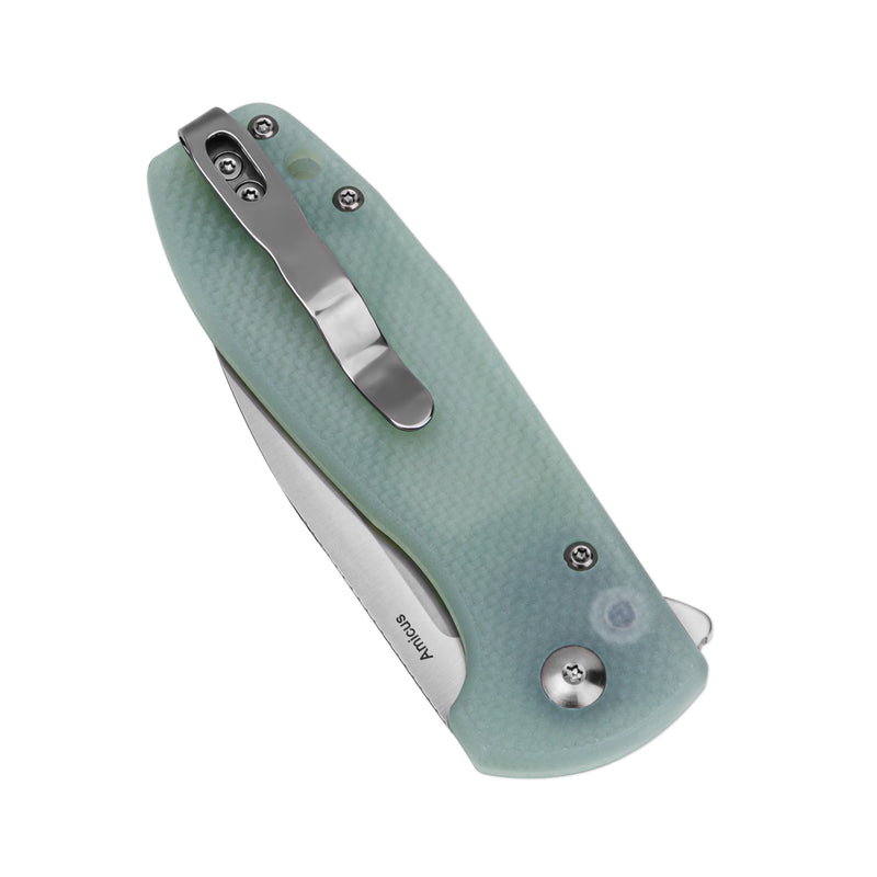 Kizer Amicus Button Lock G10 Handle L3002A2 (2.95" Satin)