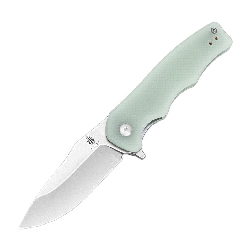 Kizer Yacht Liner Lock G10 Handle L3004A1 (2.99" Stonewashed)