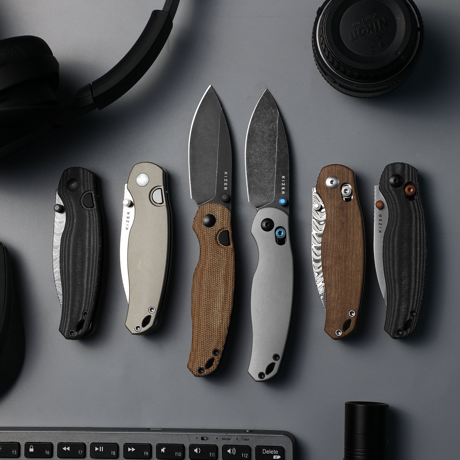 Phoca BD | Kizer Button Liner Lock™ | 14C28N | Aluminum | KizerV™ 3781BDA2