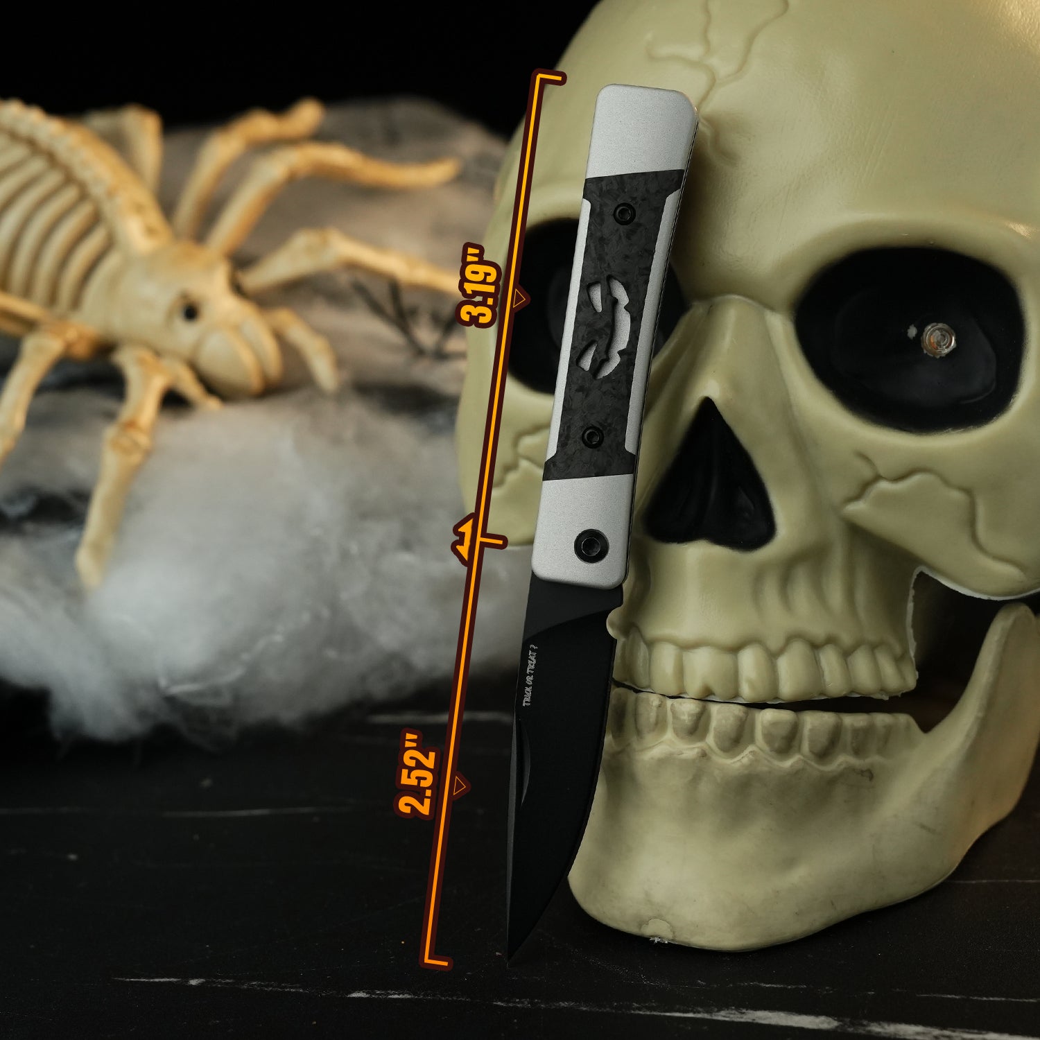 Halloween 2.52 Inch Little Grand Nitro-V Aluminum & Carbon Fiber