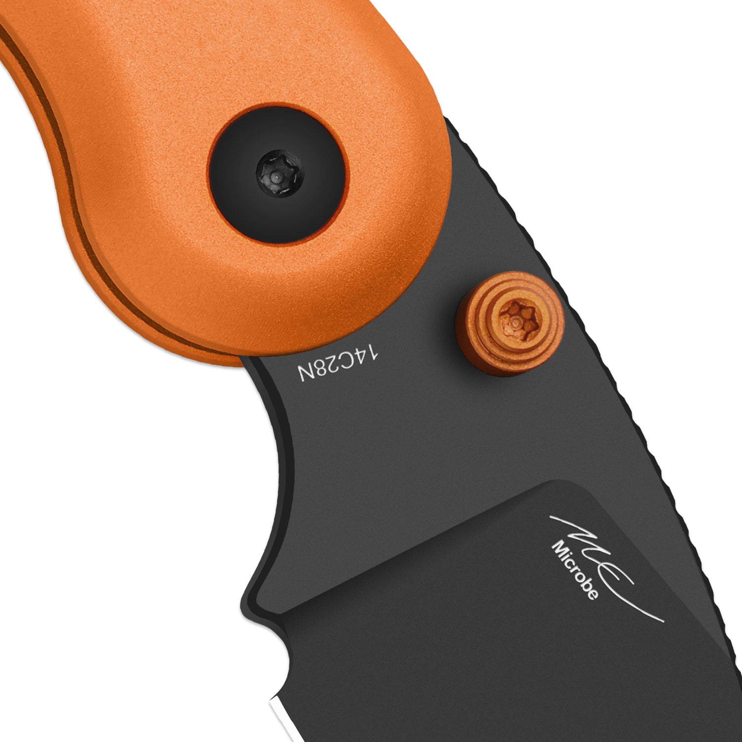 Microbe™ | Kizer Button Liner Lock™ | 14C28N | Aluminum | KizerV™ 2742A3