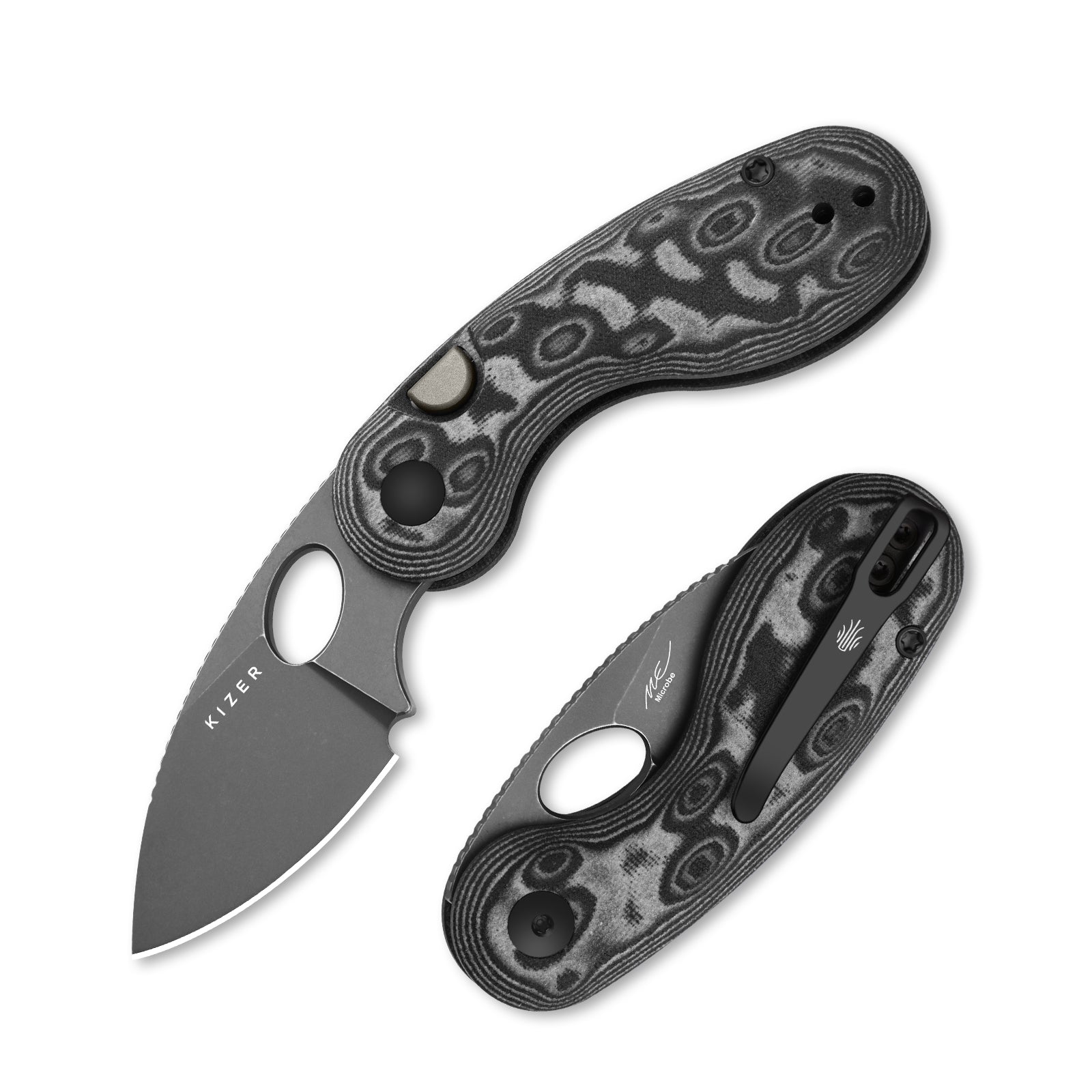 Yorkie 2.58 inch NitroV Blade Slip joint Aluminum Handle V3525A4-Kizer