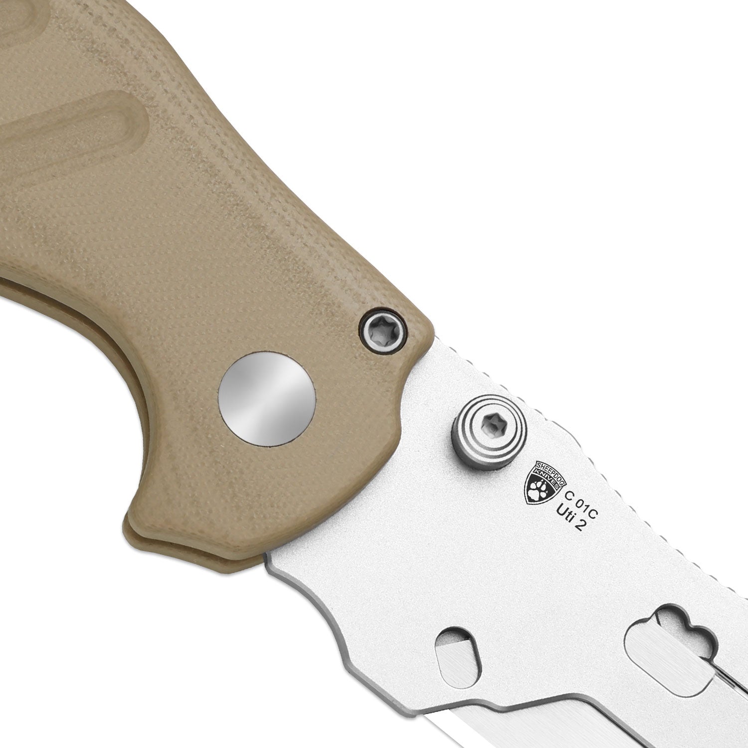 Sheepdog® Utility Knives | Kizer Button Liner Lock™ | C01C Uti 2 | 5Cr15MoV | KizerV™ 3488.29JNA2