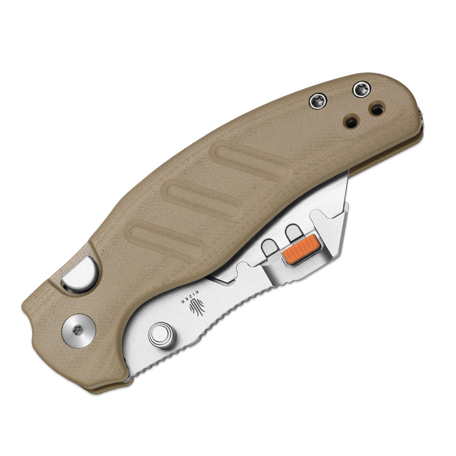 Sheepdog® Utility Knives | Kizer Button Liner Lock™ | C01C Uti 2 | 5Cr15MoV | KizerV™ 3488.29JNA2