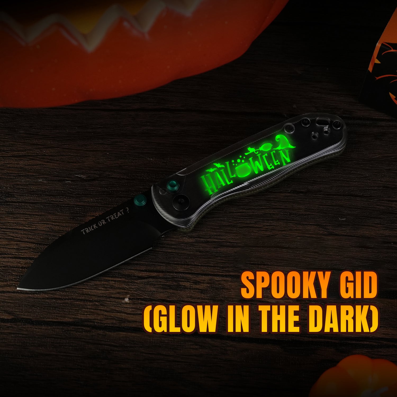 kiruakirua　0922 Kizer Drop Bear 2 Halloween Limited Edition Folding Knife