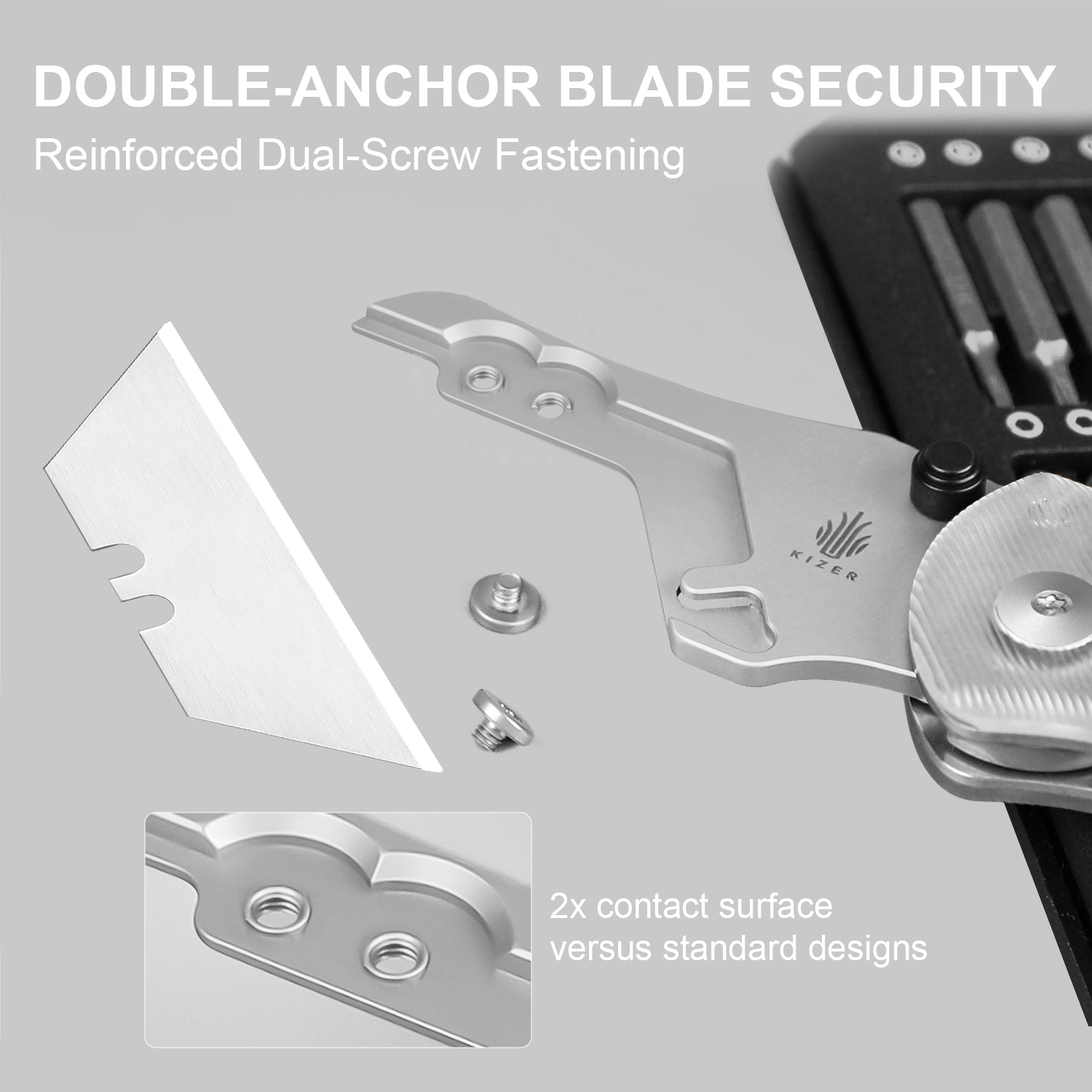 Uti BEAR 1 - 2.74 inch SK5 & 5Cr15 Acrylic V3619JA5-Kizer