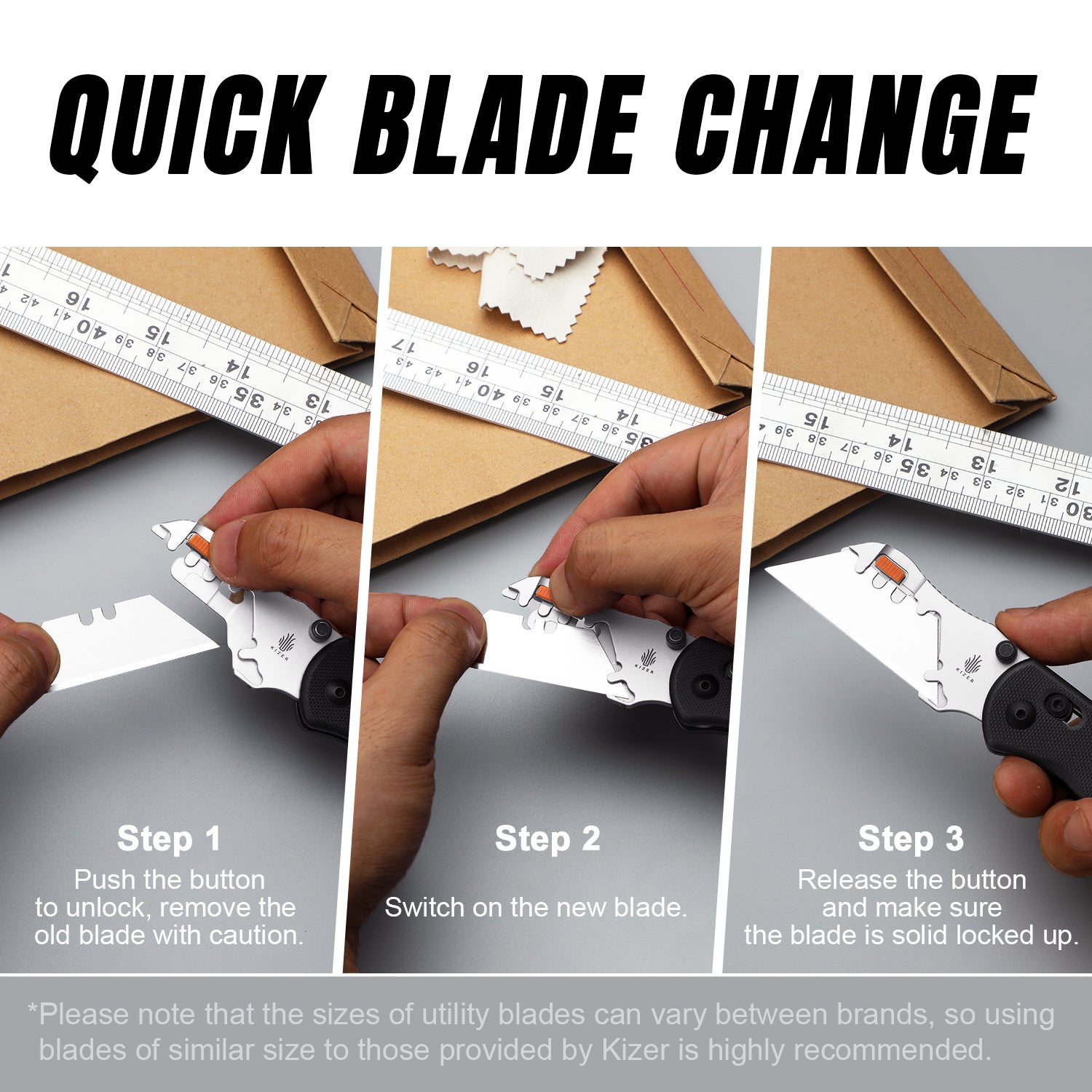 Uti BEAR 2 - 2.74 inch SK5 & 5Cr15 Micarta V3619JA7-Kizer