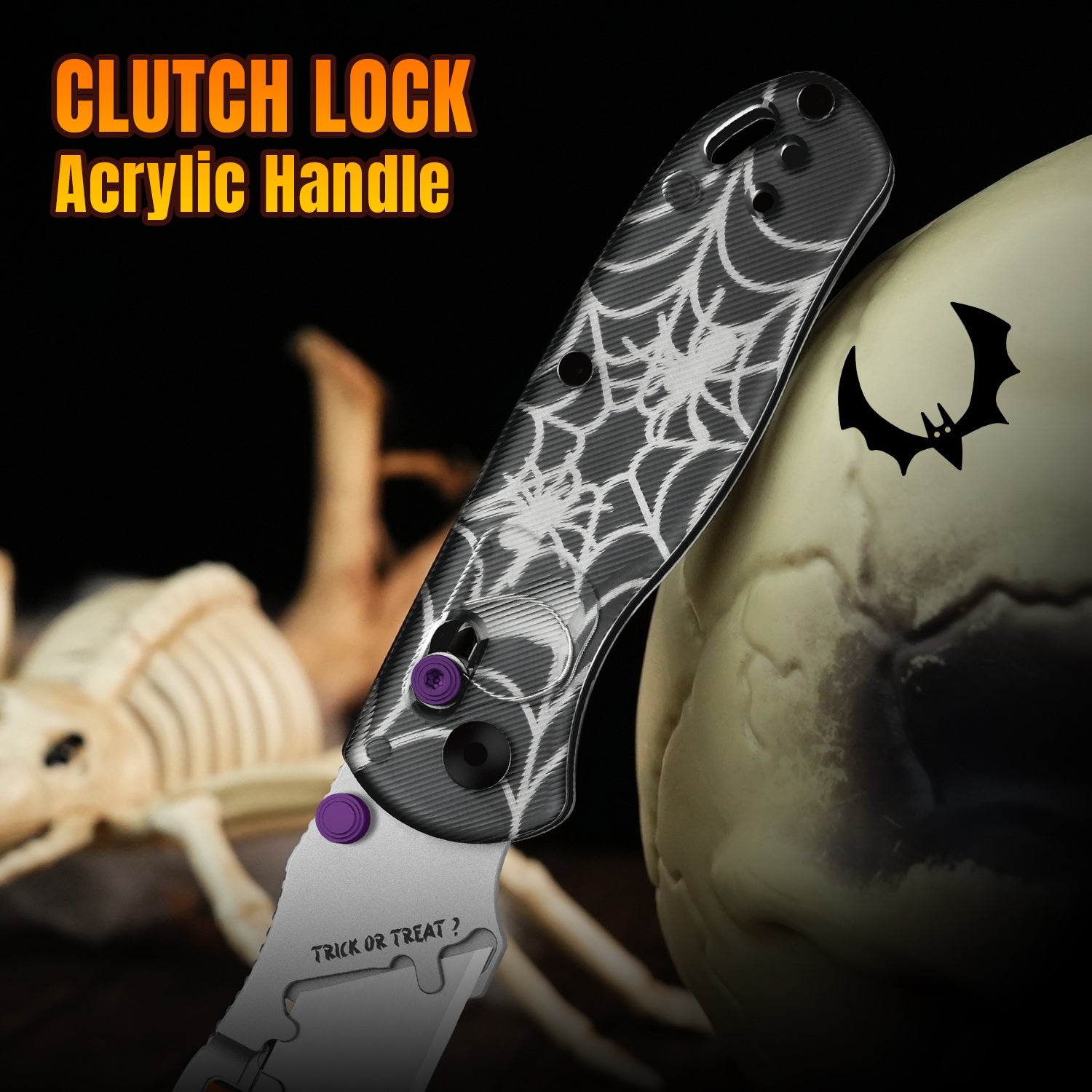 Halloween 2.74 Inch Uti Bear 2 50Cr15MoV Acrylic V3619JHW2 Limited