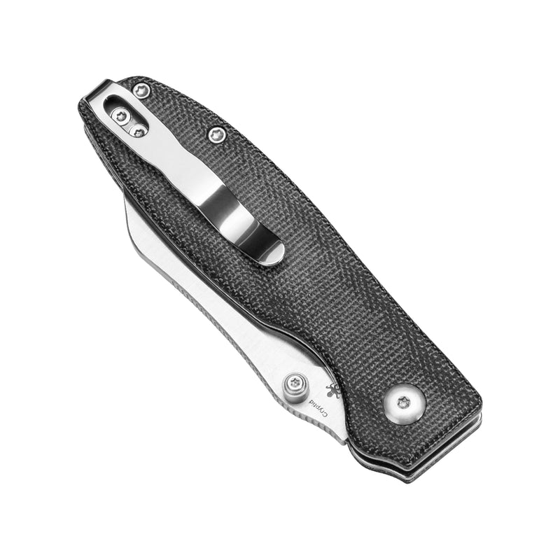 Kizer Cryptid 154CM Blade Button Lock Micarta Handle V3657C1 (2.94" Satin)