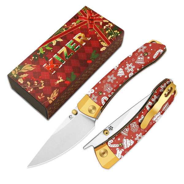 Christmas | Mini MoMo | Nitro-V | Aluminum &  Micarta | V3663MC1 | Limited