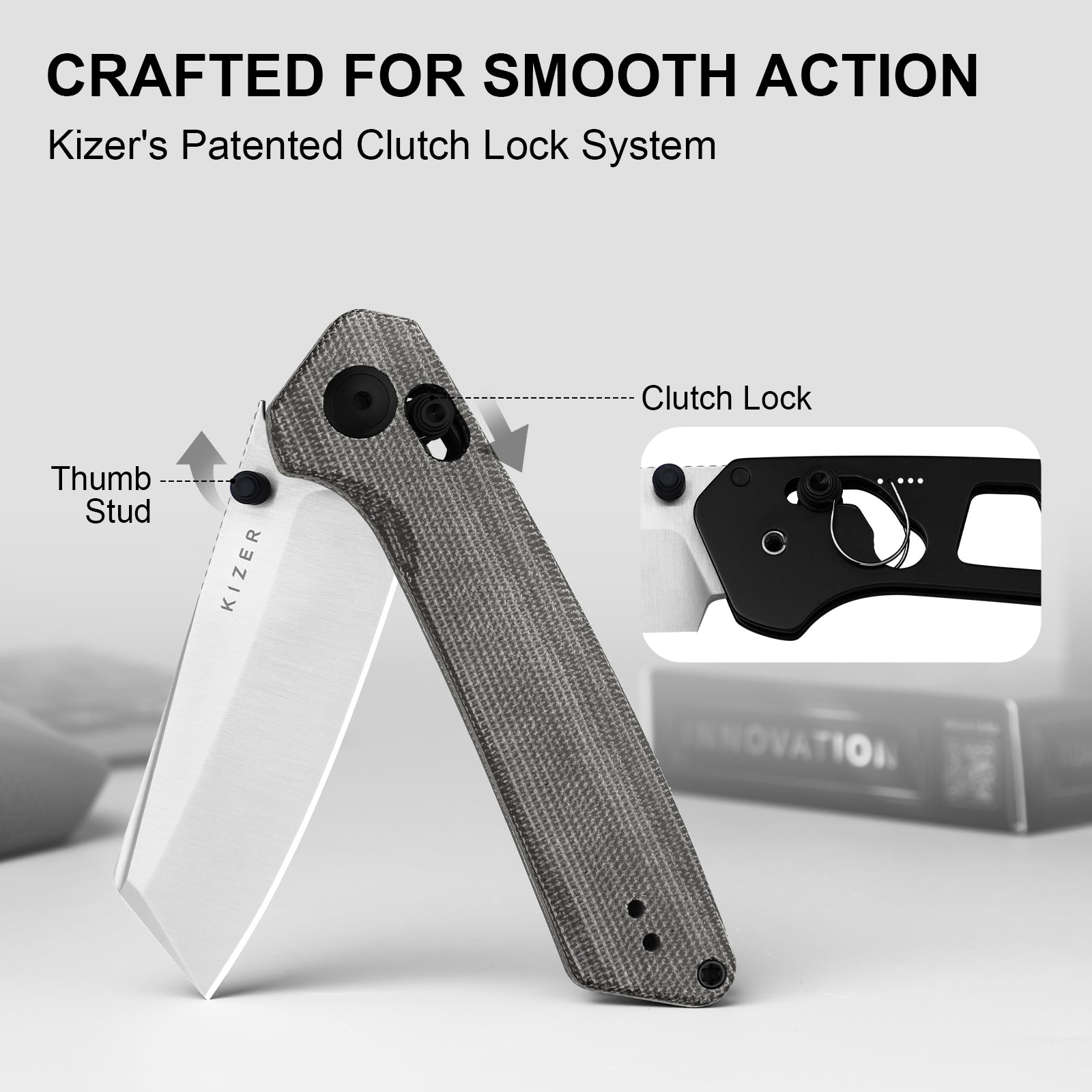 Madrac 3.06 inch Nitro-V Norplex UltreX™ Micarta V3693A3-Kizer