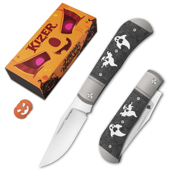 Halloween | Trestle | 14C28N | Titanium & Carbon Fiber | V3761HW1 | Limited