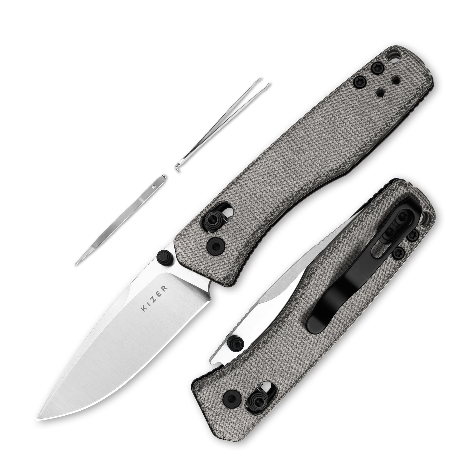 Aegis | Kizer Clutch Lock™ | Norplex UltreX™ Micarta | AEB-L | KizerV™ 3774A1