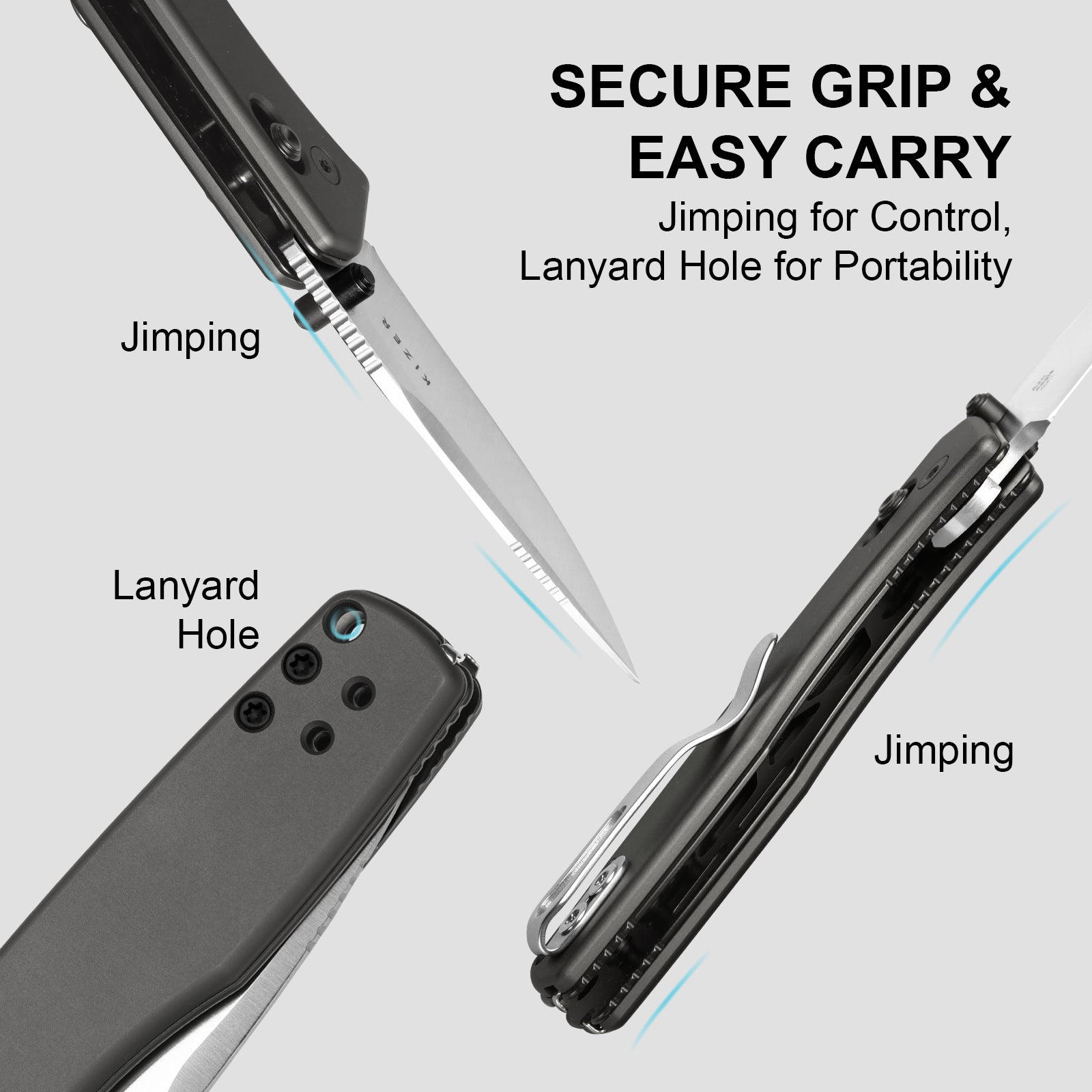 Aegis | Kizer Clutch Lock™ | AEB-L | Aluminum | KizerV™ 3774A4