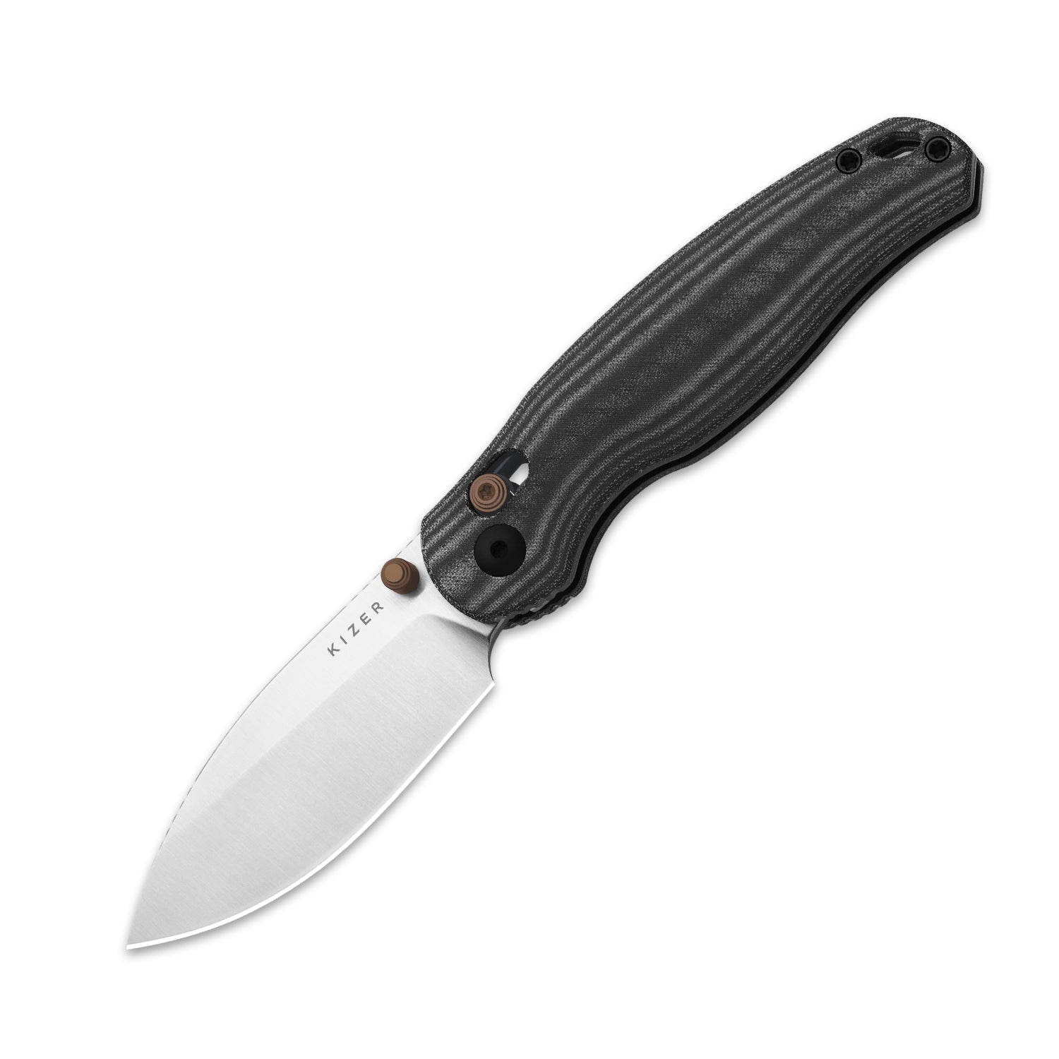 Phoca CD | Kizer Clutch Lock™ | 14C28N | Norplex UltreX™ Micarta | KizerV™ 3781CDA1