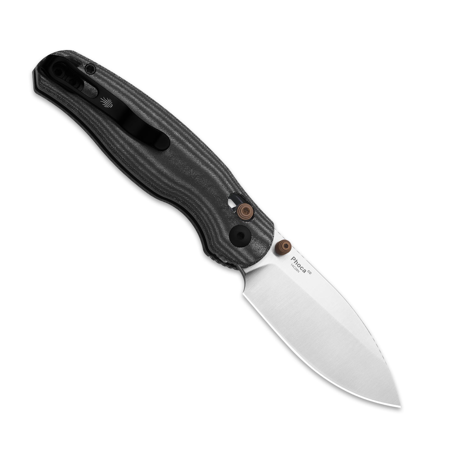 Phoca CD | Kizer Clutch Lock™ | 14C28N | Norplex UltreX™ Micarta | KizerV™ 3781CDA1