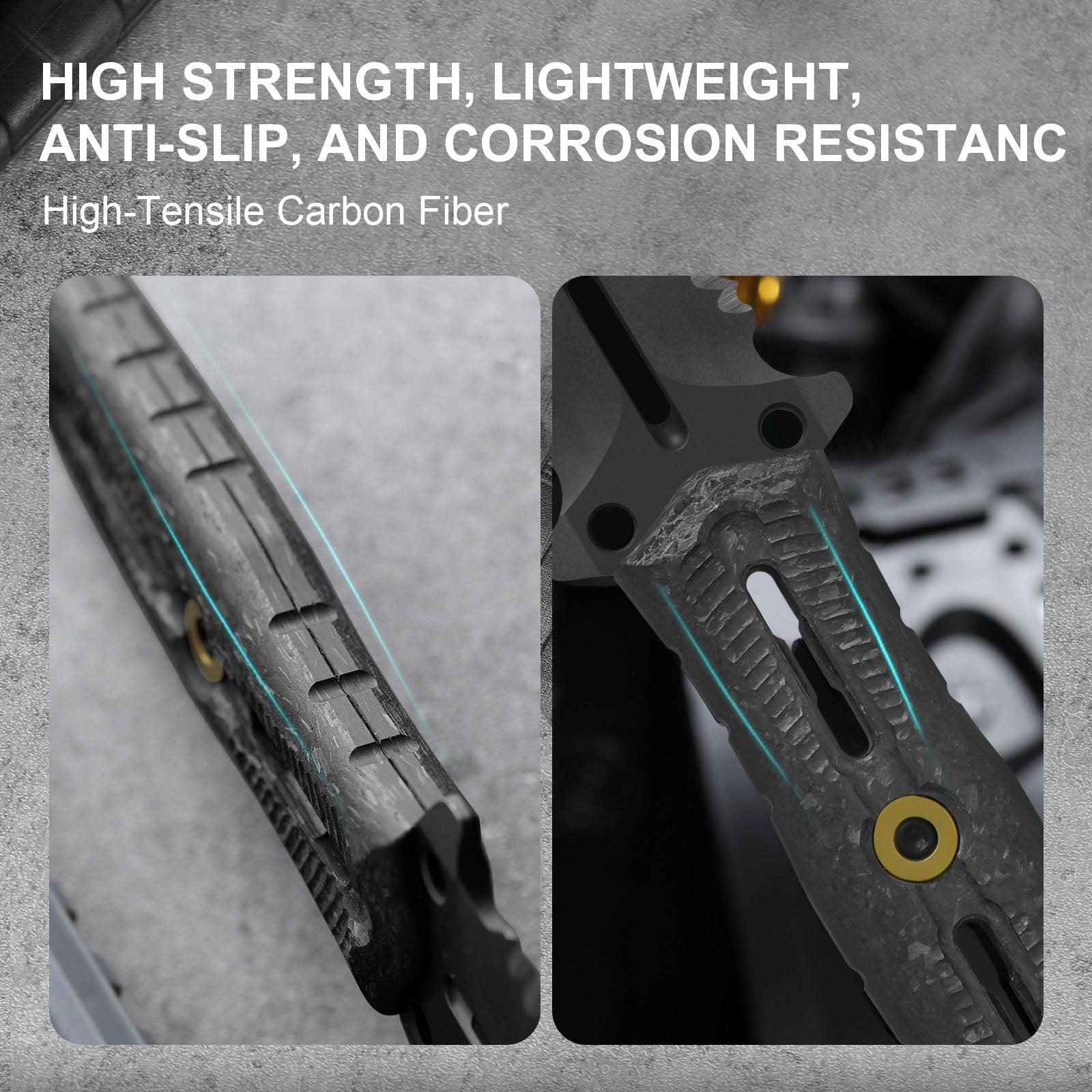 NORCROSS 4.09 inch M390 Carbon Fiber ZX-FB01A1-Kizer