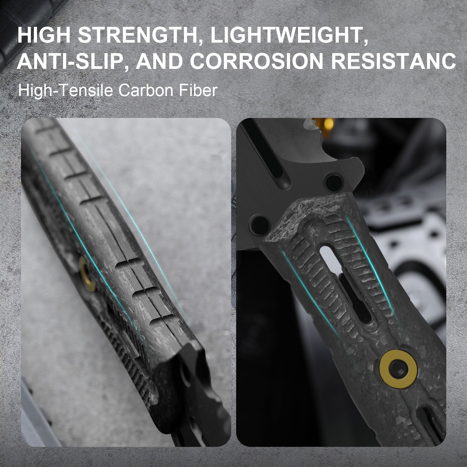 NORCROSS 4.09 inch M390 Carbon Fiber ZX-FB01A2-Kizer