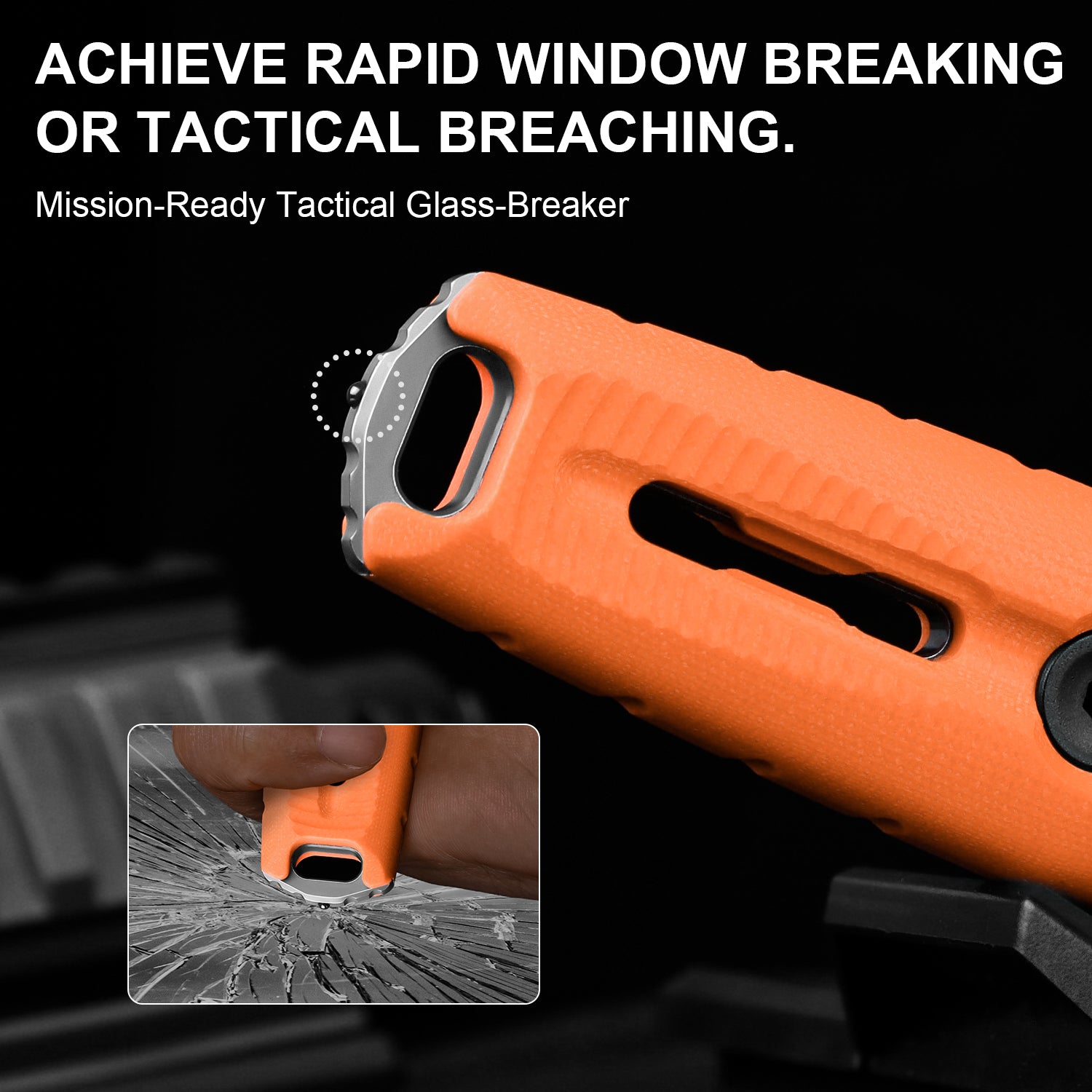 NORCROSS 3.73 inch Nitro-V Orange G10 ZX-FB01A7-Kizer