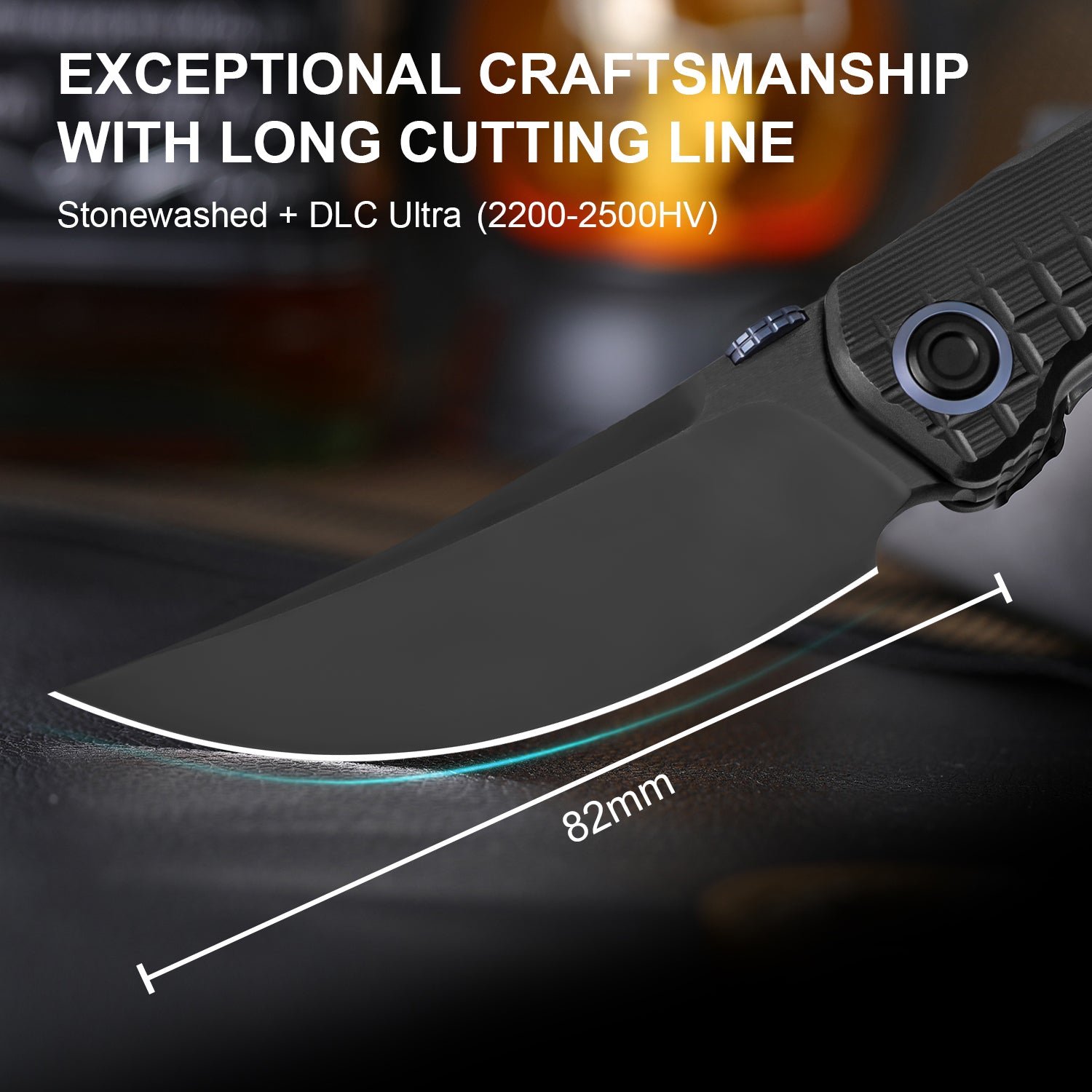 SZLACHTA 3.23 inch M390 Titanium ZX-FK02A1-Kizer