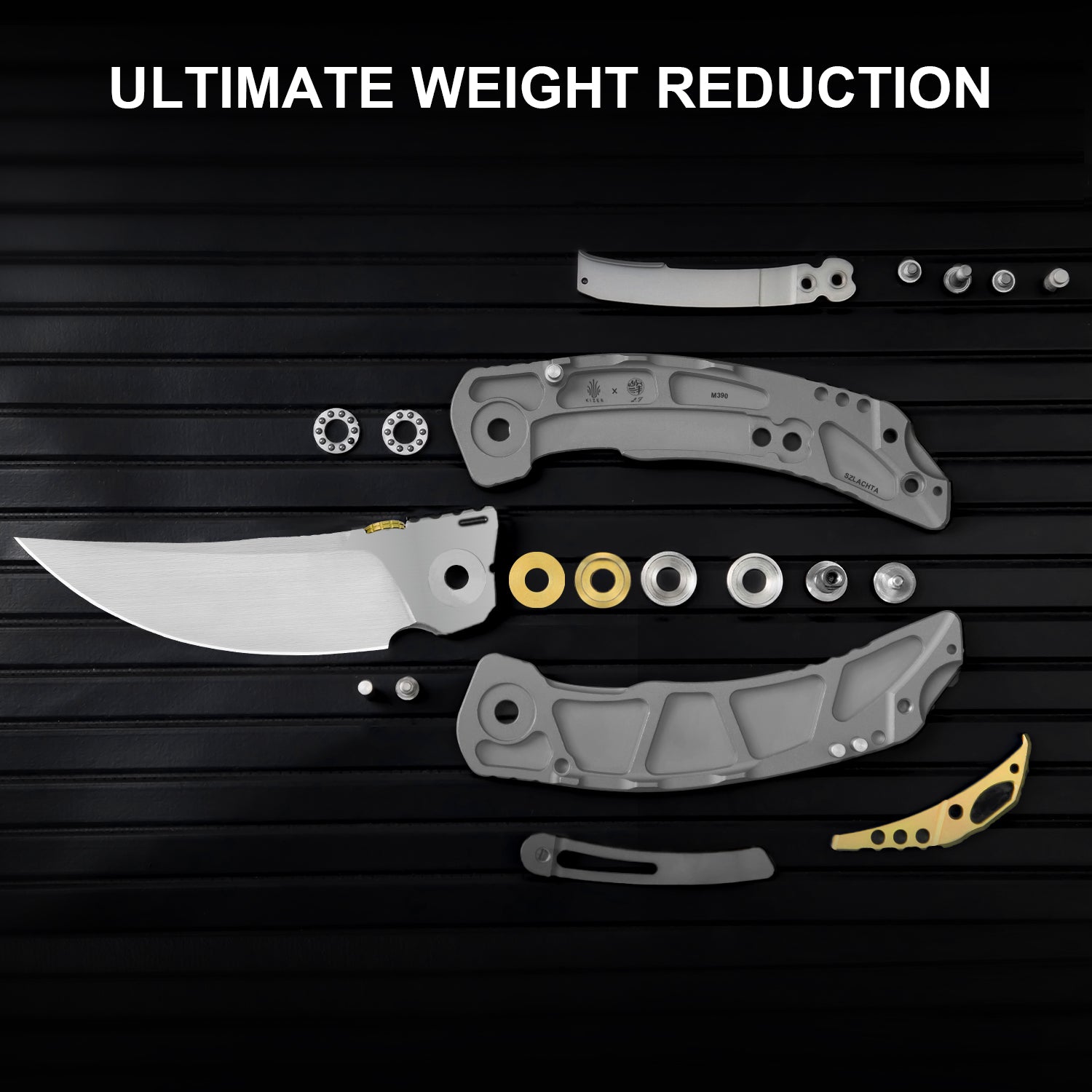 SZLACHTA 3.23 inch M390 Titanium ZX-FK02A2-Kizer