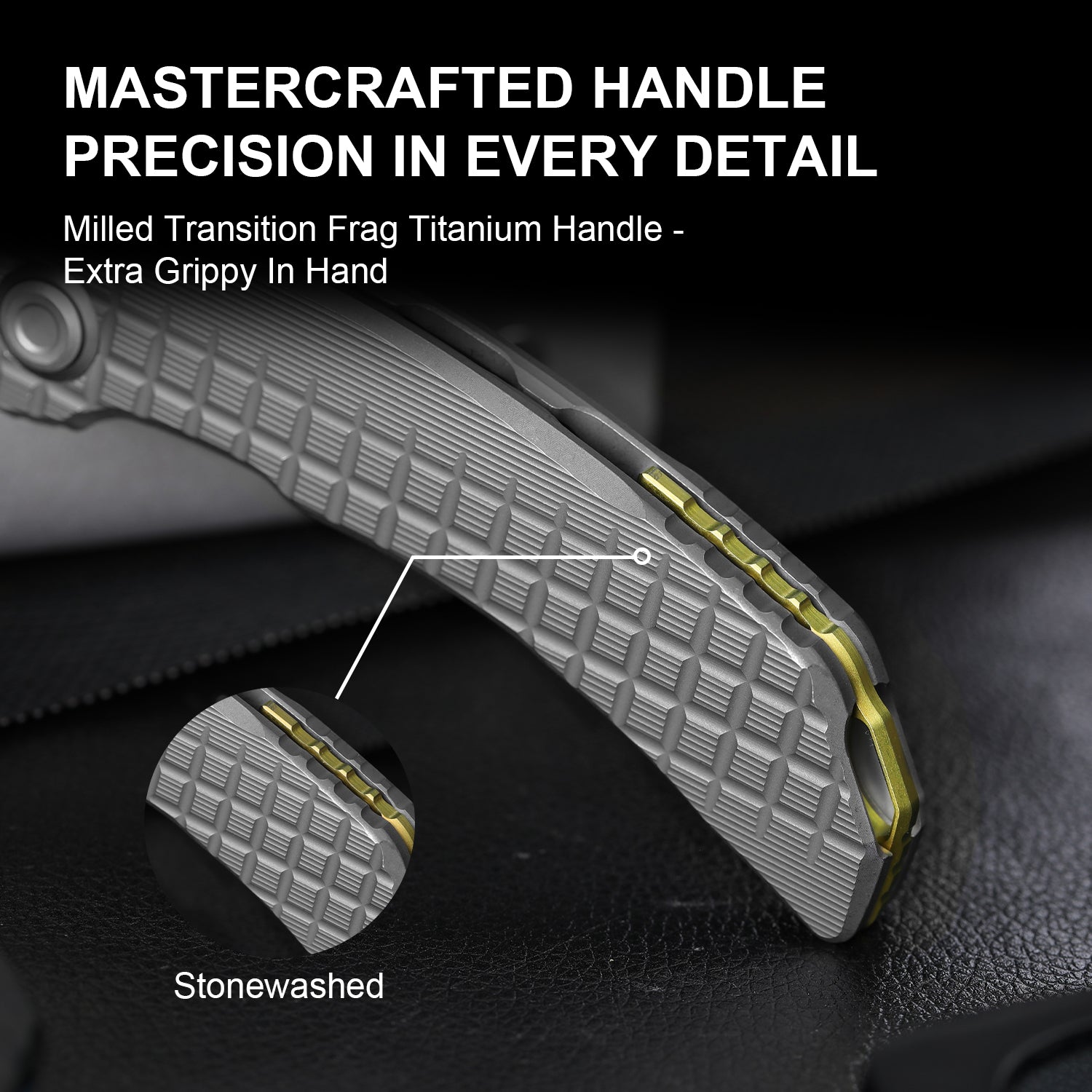 SZLACHTA 3.23 inch M390 Titanium ZX-FK02A2-Kizer