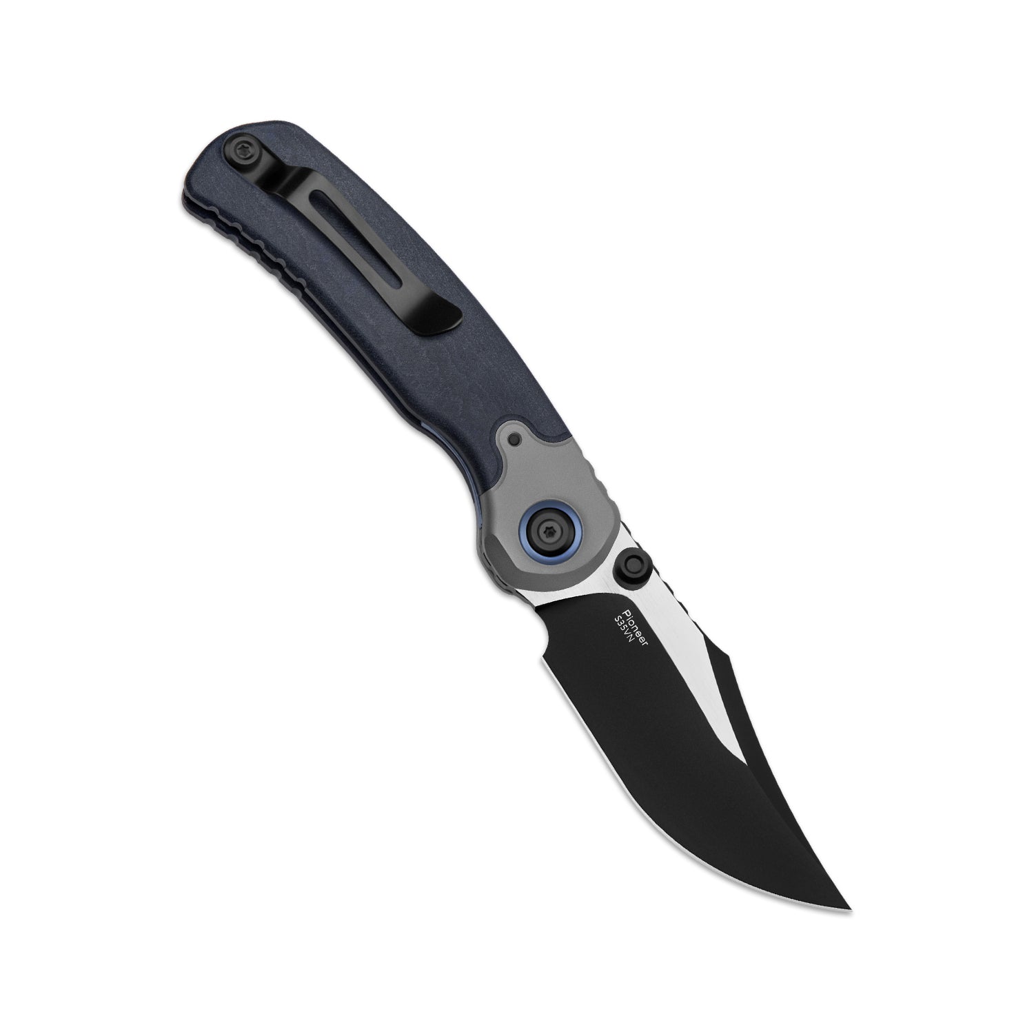 PIONEER 3.2 inch S35VN Blue Canyon & Titanium ZX-FK03A2-Kizer