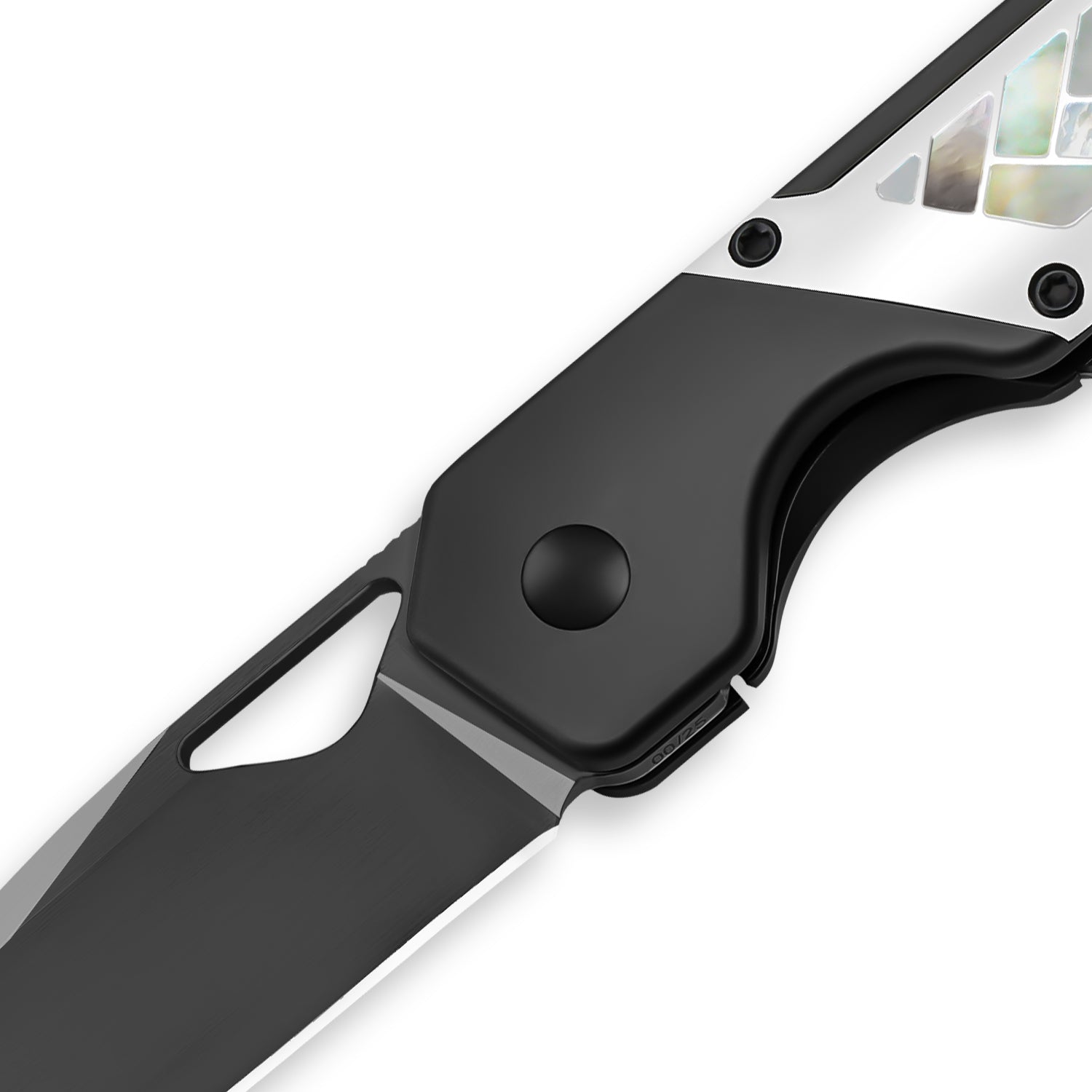 Militaw 3.36 inch M390 Titanium & Mother of pearl Ki3634A8-Kizer