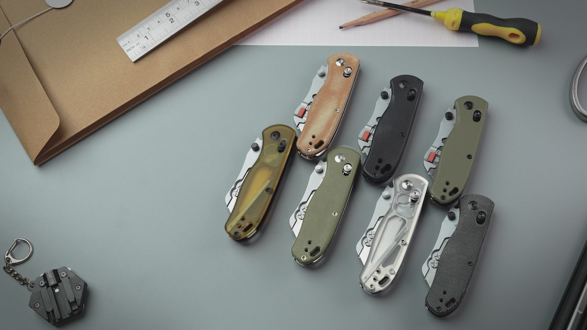 Uti BEAR 2 - 2.74 inch SK5 & 5Cr15 Micarta V3619JA7-Kizer