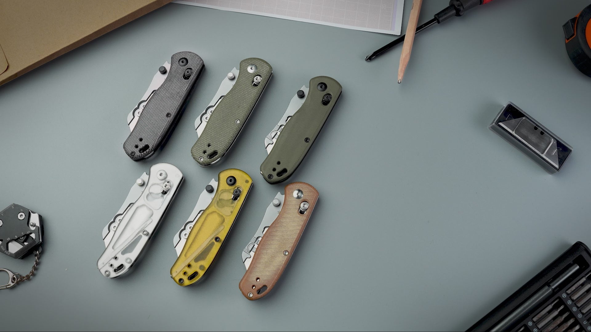 Uti BEAR 1 - 2.74 inch SK5 & 5Cr15 Acrylic V3619JA5-Kizer