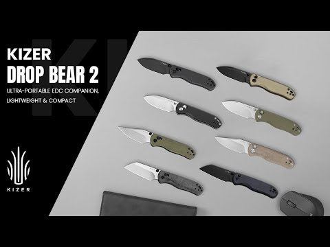 Drop Bear 2 - 2.84 inch Nitro-V Micarta V3619.2KS1-Kizer