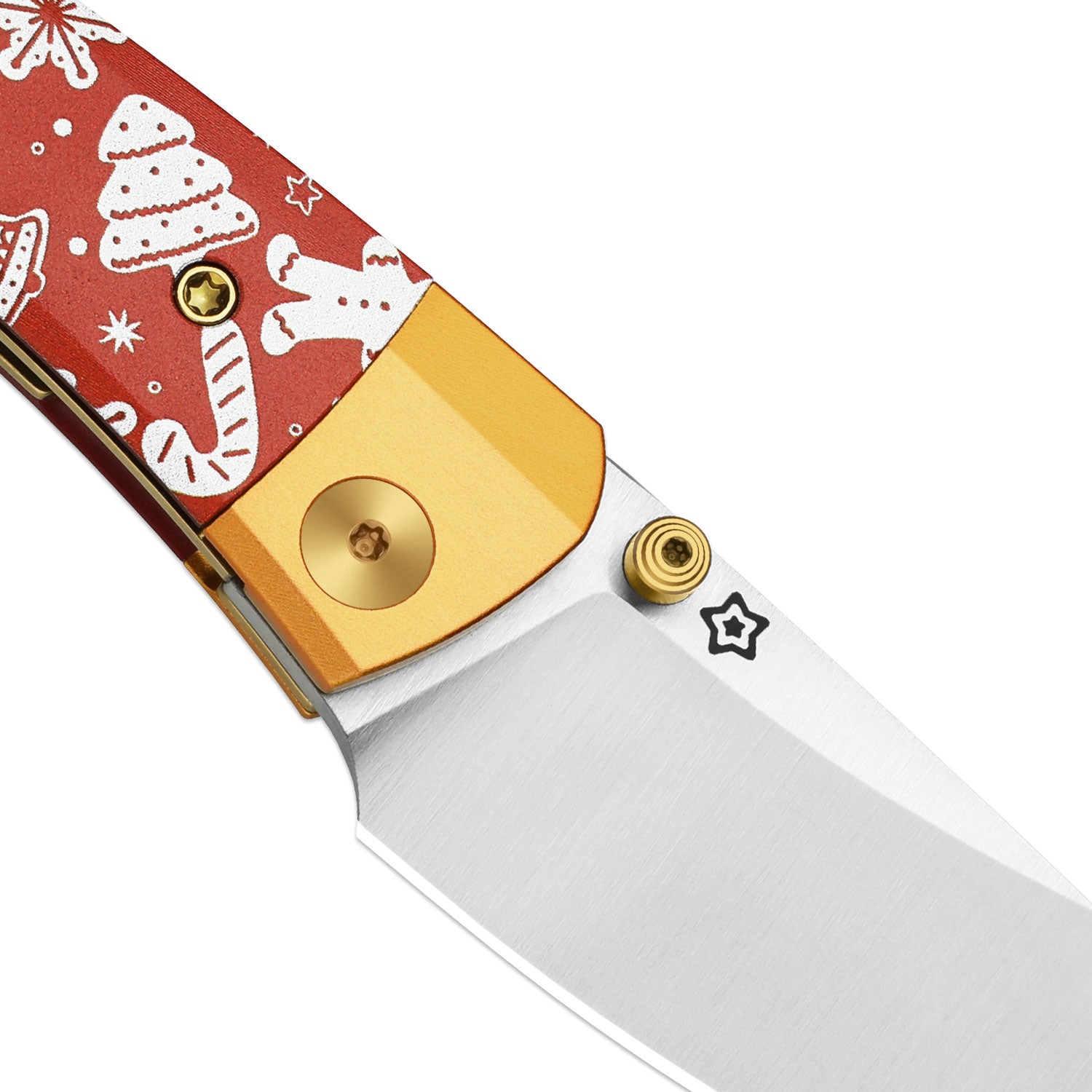 Christmas Mini MoMo 3.2 inch Nitro-V Aluminum & Micarta V3663MC1