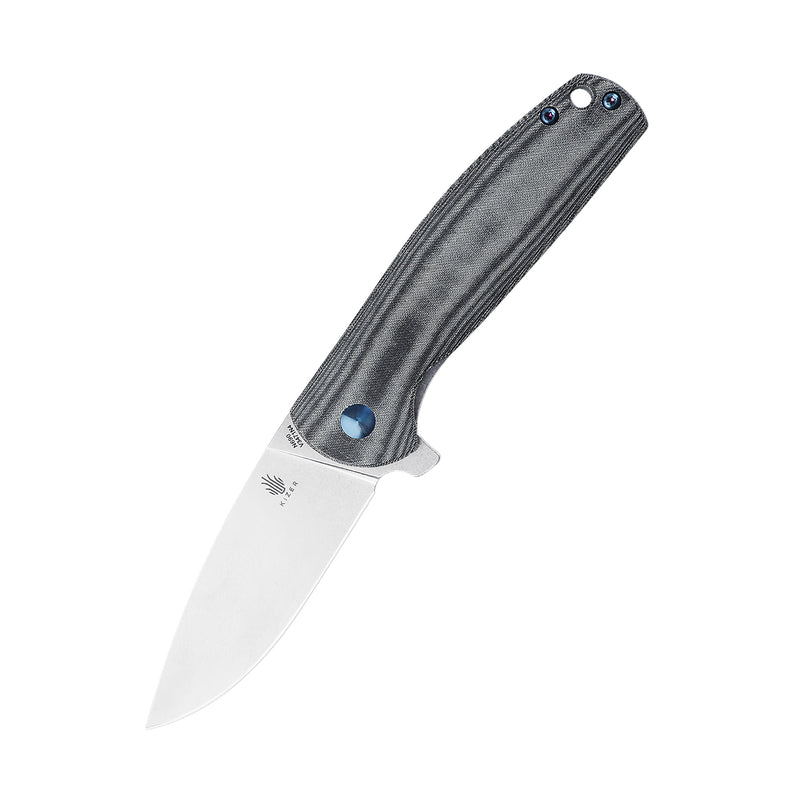 Kizer Laconico Gemini Knife Black Micarta V3471N4 (3.13" Stonewash)