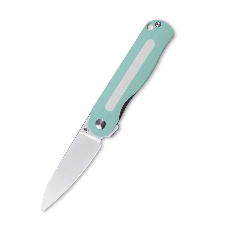 Kizer Lätt Vind Mini Liner Lock Knife Blue G-10 V3567N4 (3" Satin)