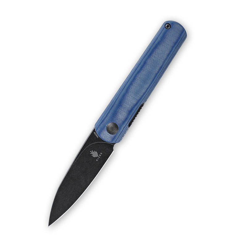 Kizer Feist Blue Denim Micarta V3499C2 (2.8" Stonewash)