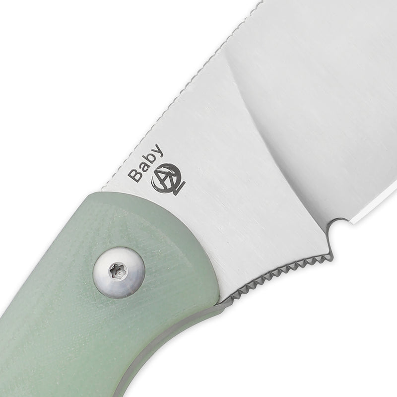 Kizer Baby Fixed Blade Knife Black G-10 1044C2 (3.85" Satin)
