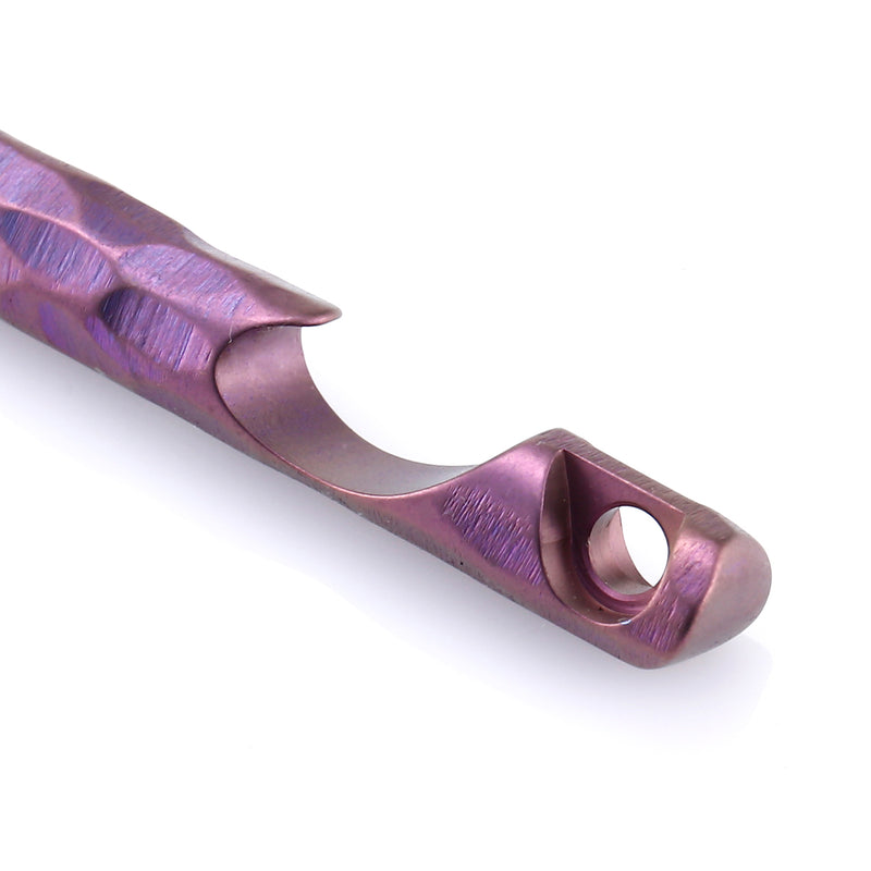 Kizer Siren 1 EDC Whistle Bottle Opener Keychain Purple Titanium T106A3