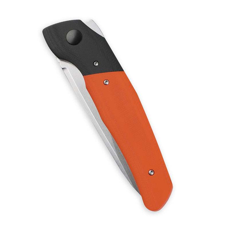 Kizer Arsenyan In-Yan Liner Lock Knife Orange G-10 V4573N2 (3.9" Satin)