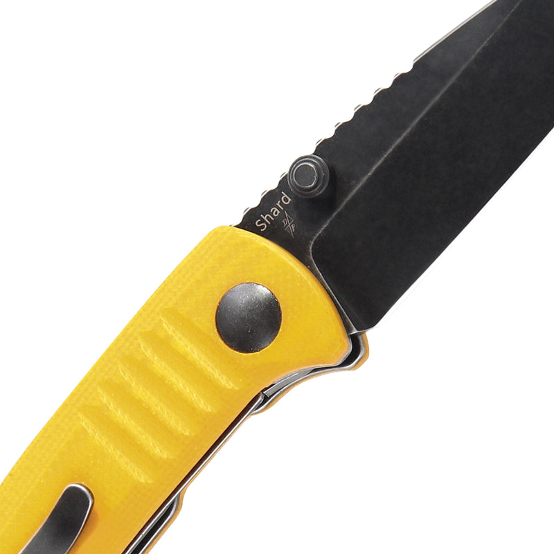Kizer Shard G10 Yellow V2531N1 (2.25" Black Stonewash)