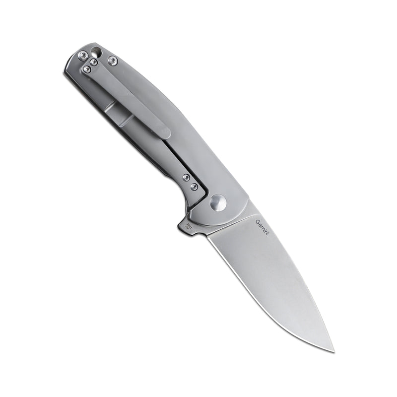 Kizer Friday Club |  Gemini | 3.125" S35VN Blade | Titanium&IronWood Handle | Ki3471KFC