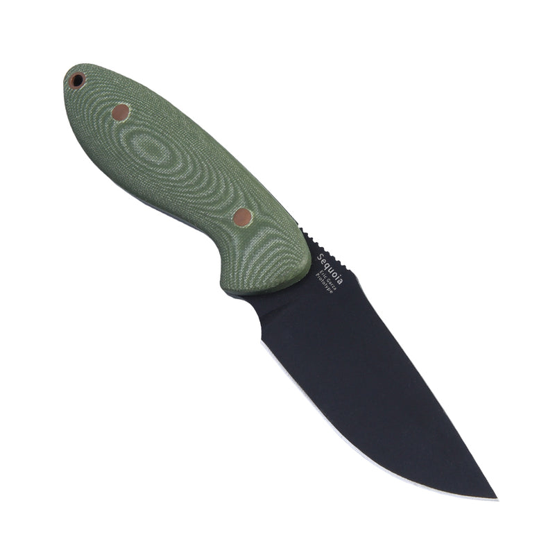 Kizer Sequoia Fixed Blade Knife G-10 OD Green 1022A2 (3.78" Flat)