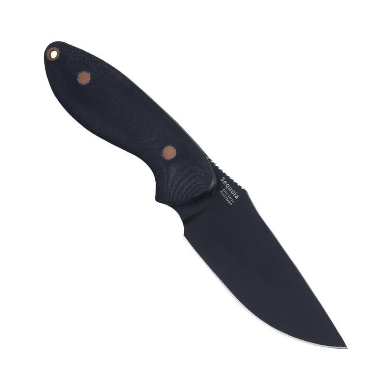 Kizer Sequoia Fixed Blade Knife G-10 Black 1022A1 (3.78" Flat )