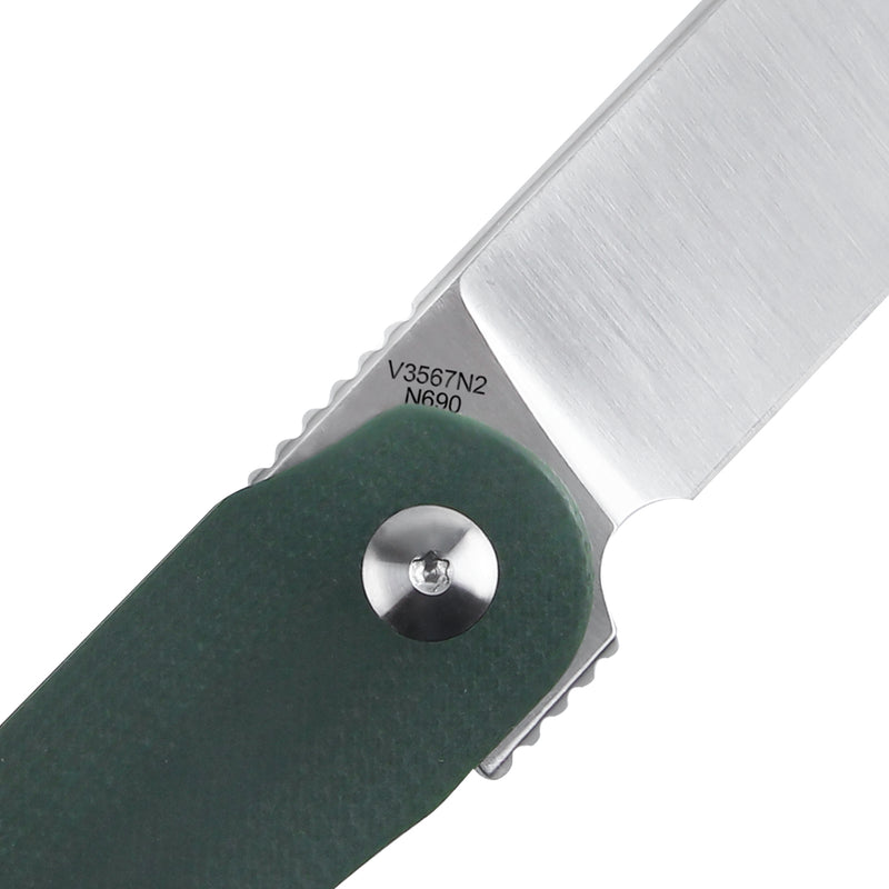Kizer Lätt Vind Mini Liner Lock Knife Boba Fett  G-10 V3567N2 (3" Satin)