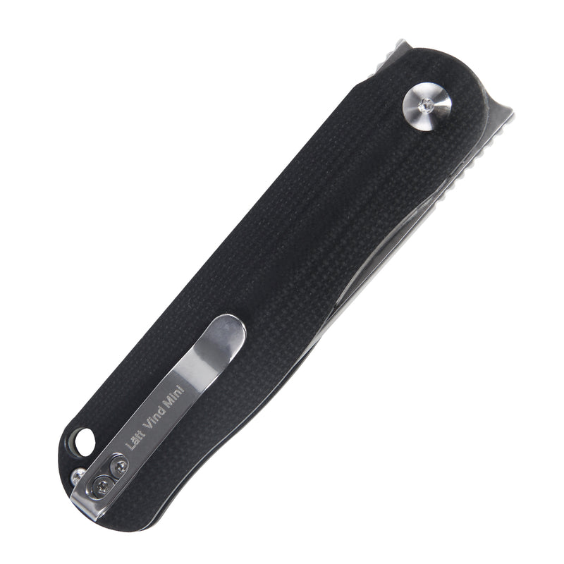 Kizer Lätt Vind Mini Liner Lock Knife Black G-10 V3567N1 (3" Satin)