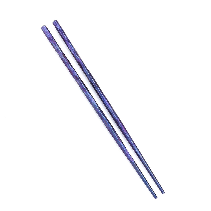 Kizer Textured Titanium Chopsticks Purple Anodized T309A3 Purple