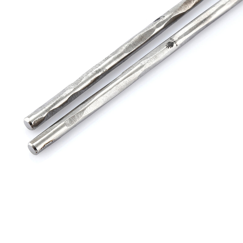 Kizer Textured Titanium Chopsticks Gray Anodized T309A1 Gray