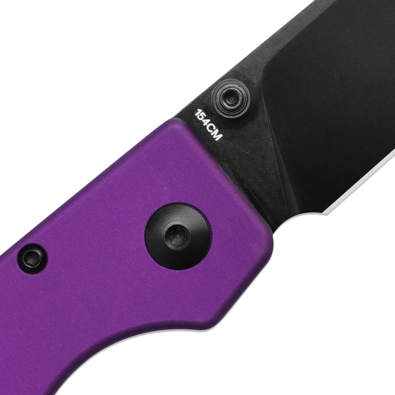  Kizer Original Folding Knife 3 Inches, 154CM Steel Blade Purple  Aluminum Handle EDC Pocket Knives 3605C4 : Tools & Home Improvement