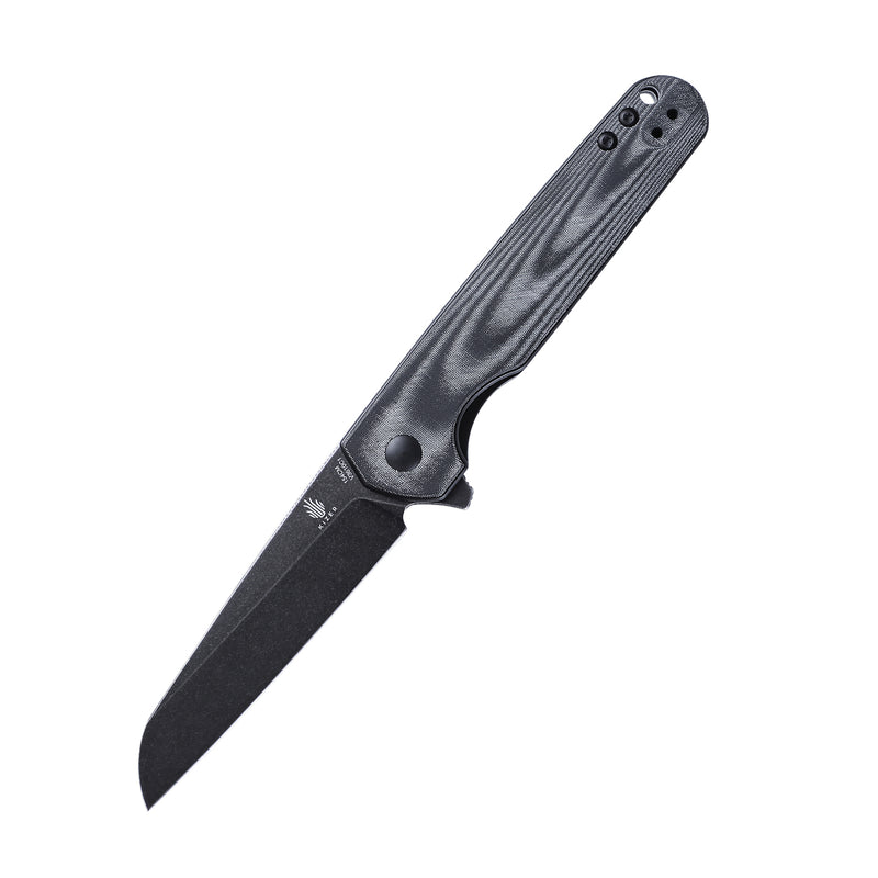 Kizer Azo LP Liner Lock Knife Black Micarta V3610C1 (3.43" Black Stonewash)