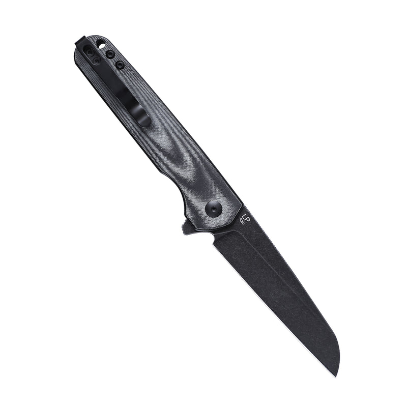 Kizer Azo LP Liner Lock Knife Black Micarta V3610C1 (3.43" Black Stonewash)